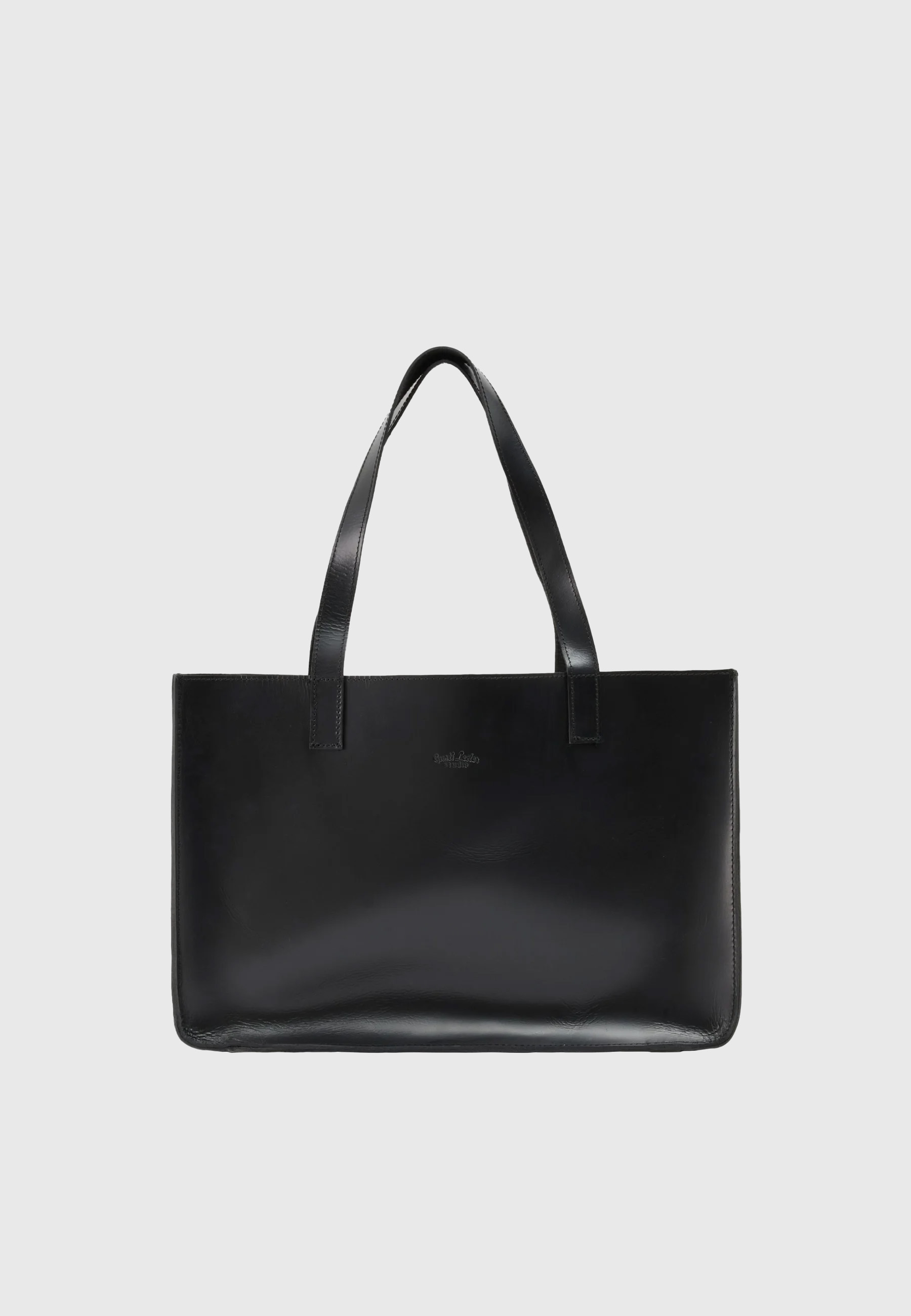 Black Leather Tote